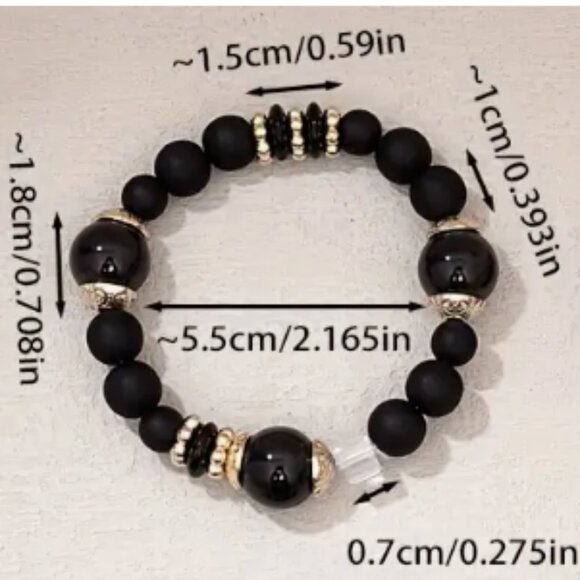 Boho Blue Bead set. - Picture 2 of 2